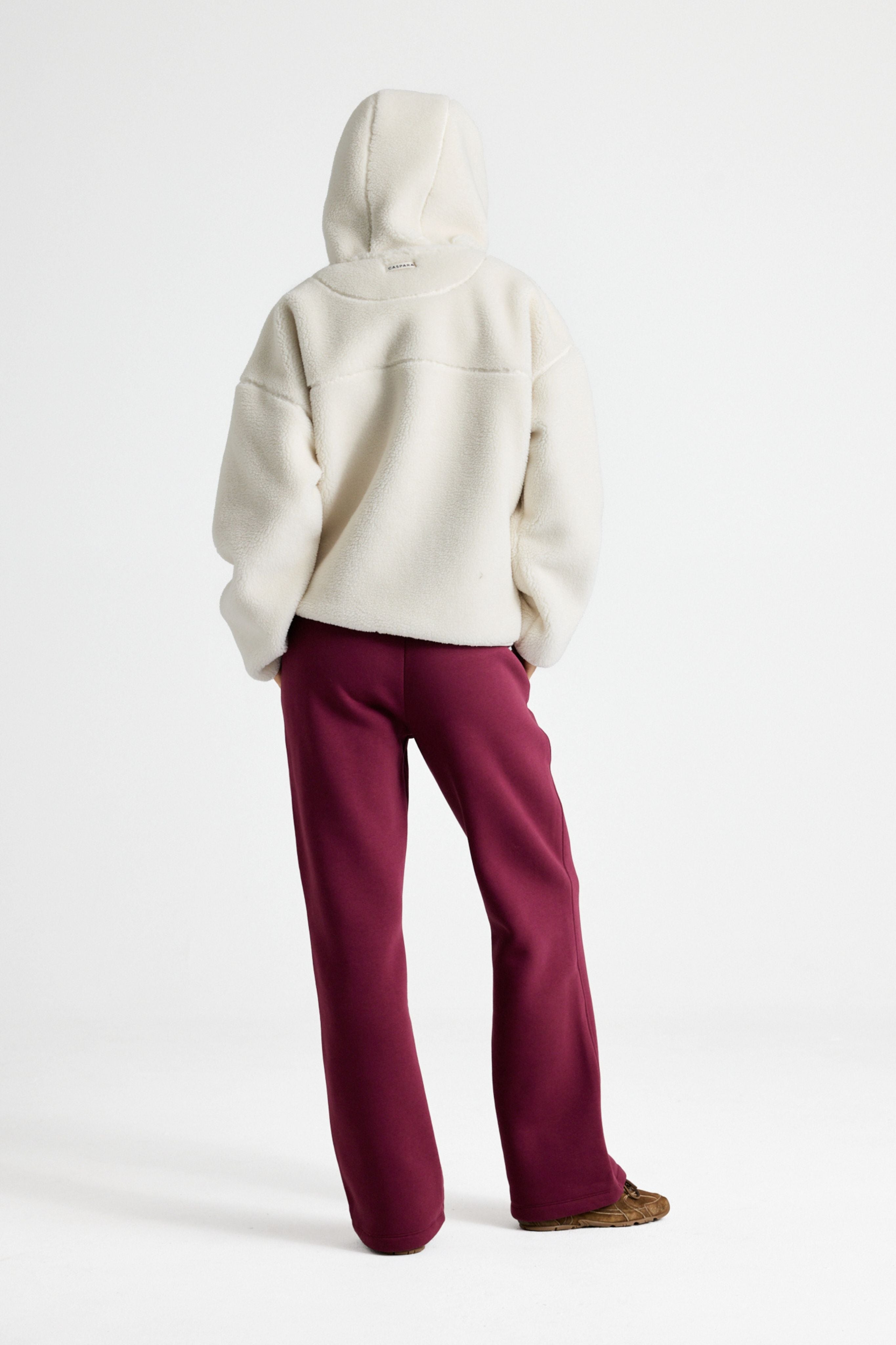 W. Cloudfleece™ Jacket w. hood - Creme